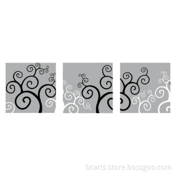 Wholesale Price Abstract Tree Acrylic Painting on MDF Inner Frame
